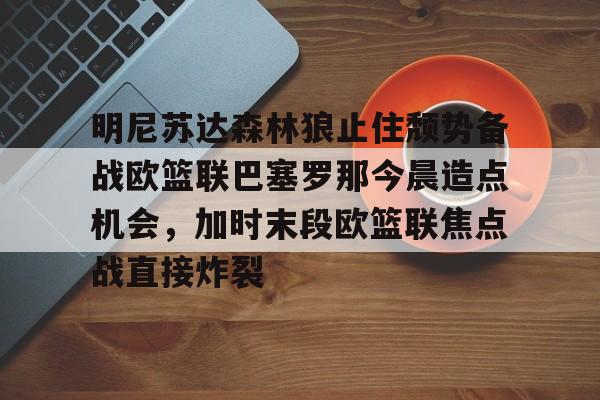 芒果体育平台-包含明尼苏达森林狼止住颓势备战欧篮联巴塞罗那今晨造点机会，加时末段欧篮联焦点战直接炸裂的词条